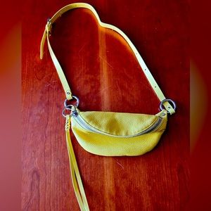 Rebecca Minkoff yellow Fanny bag
